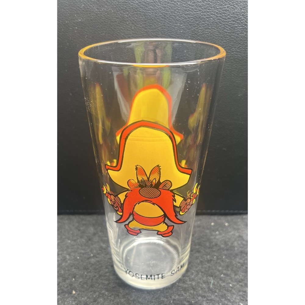 Vintage Yosemite Sam 1973 PEPSI‎ Collector Drinking Glass